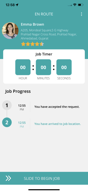 Service Provider View Task