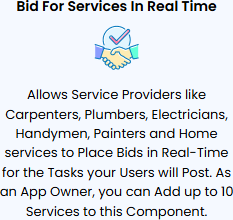 Bid For Services In Real Time