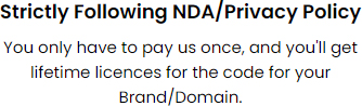 Strictly Following NDA/Privacy Policy