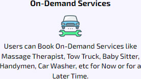 On demand services