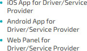 Driver/Service Provider Apps