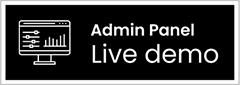 admin panel live demo