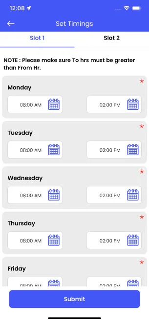 Request for ride booking