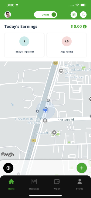 delivery driver app