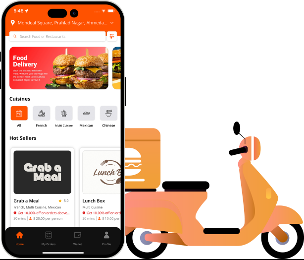 how food delivery app work?